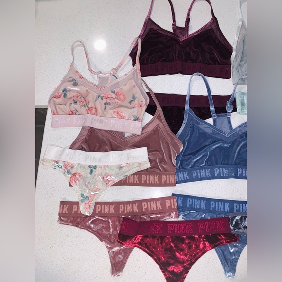 Victoria’s Secret PINK Velvet Bralette and Panty Bundle - Picture 7 of 16